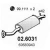 ALFA 60583943 Middle Silencer